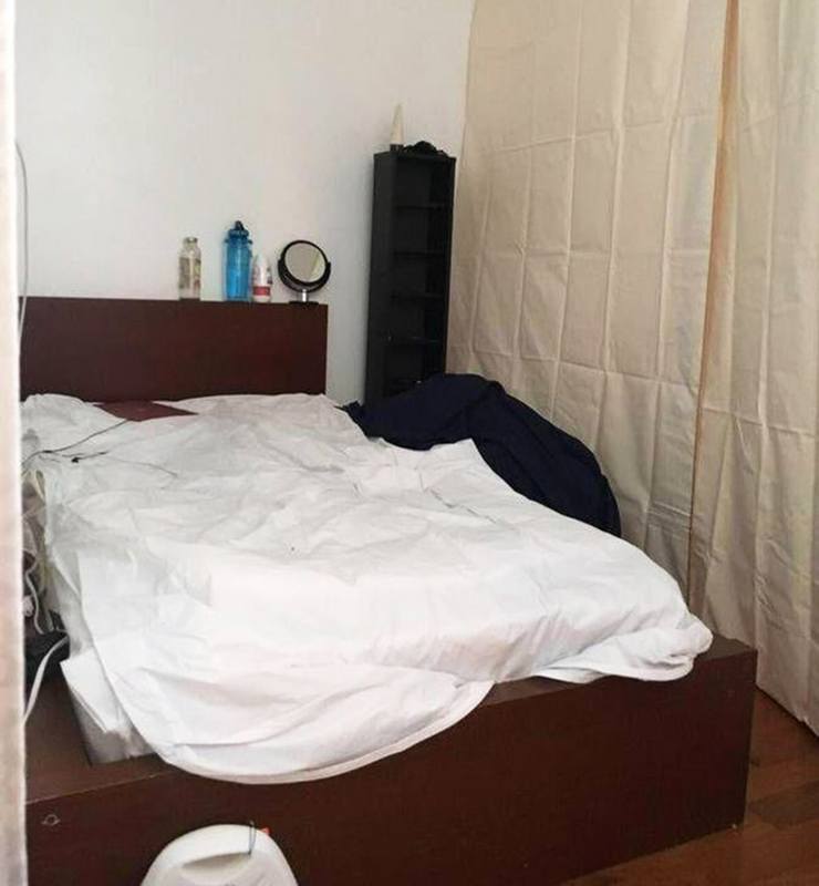 半私人的卧室公寓