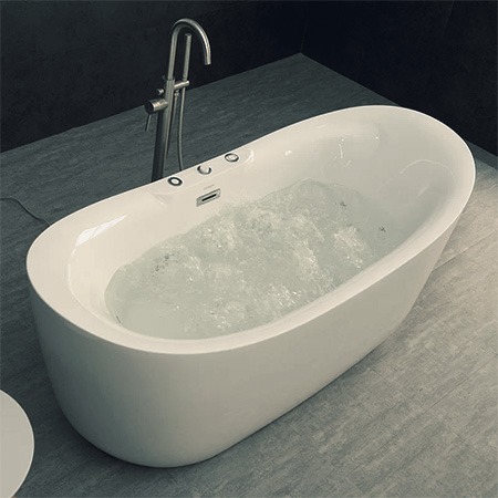 有些类型的浴缸，比如空气浴缸，有按摩的效果